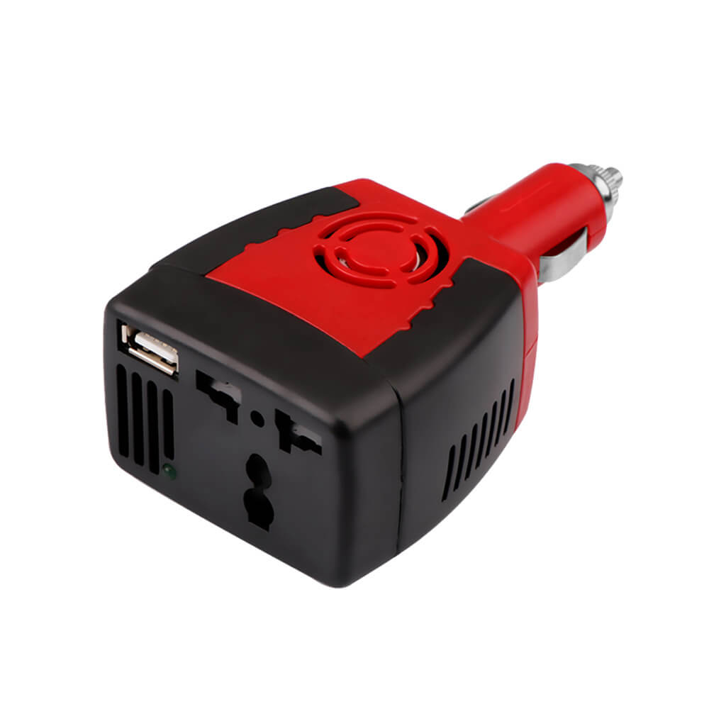 150W Car Cigarette Lighter Power Inverter DC 12V to AC 220V