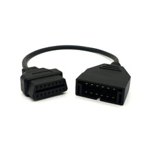 Hot sale Newest OBDII OBD2 Connector Adapter for GM 12 Pin to 16Pin Auto Diagnostic Cable For GM Vehicles