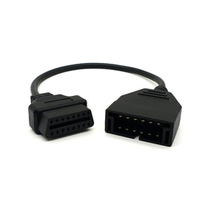 Hot sale Newest OBDII OBD2 Connector Adapter for GM 12 Pin to 16Pin Auto Diagnostic Cable For GM Vehicles