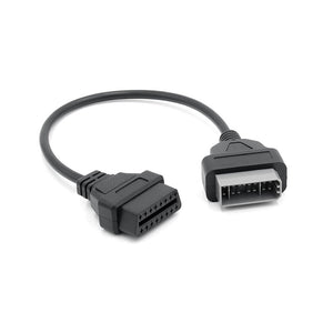 OBD2 Cable For Nissan 14 Pin to OBD OBDII 16 Pin Female Diagnostic Cable