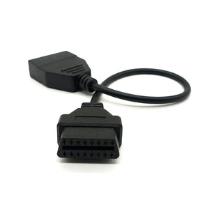 Hot sale Newest OBDII OBD2 Connector Adapter for GM 12 Pin to 16Pin Auto Diagnostic Cable For GM Vehicles