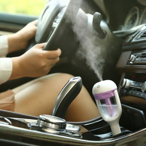 Car Humidifier Air Purifier Freshener 50ML Essential Oil Diffuser Aromatherapy DC 12V Portable Auto Mist Maker Fogger 4Colors