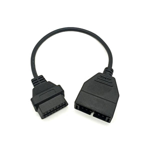 Hot sale Newest OBDII OBD2 Connector Adapter for GM 12 Pin to 16Pin Auto Diagnostic Cable For GM Vehicles