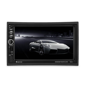Car MP5 Player 7021G 2 Din 7 inch TFT Touch Screen Remote Control AUX FM Radio Bluetooth GPS Rear View