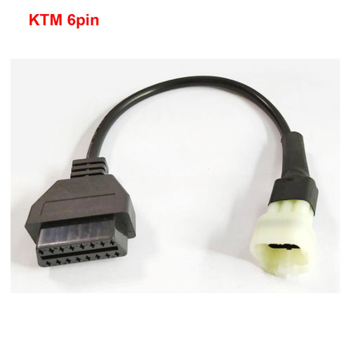 Motorcycle Cable For KTM 6 Pin to 16 pin Plug OBD2 Diagnostic Cable