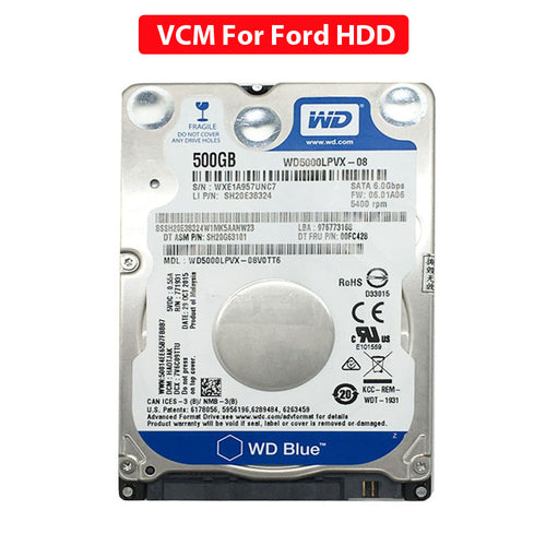 VCM2 Software HDD IDS V120 for Ford VCM II Car Diagnostic Software Hdd 500G
