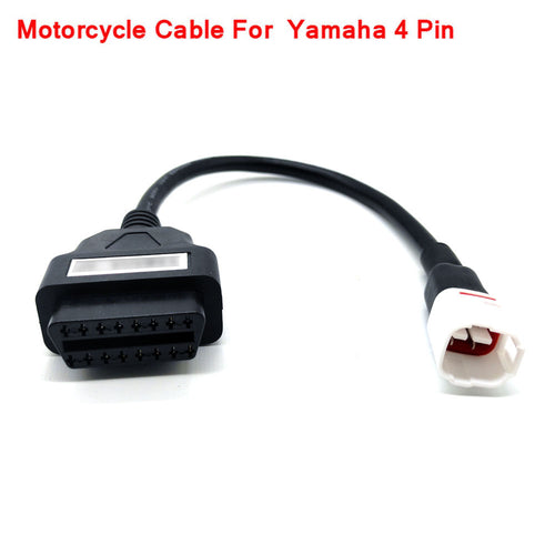 OBD2 Motorcycle Cable For Yamaha 3 Pin/4 Pin to 16pin Plug Diagnostic Cable