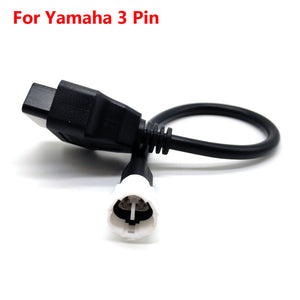 OBD2 Motorcycle Cable For Yamaha 3 Pin/4 Pin to 16pin Plug Diagnostic Cable