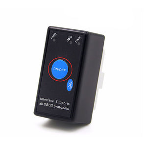 Mini Elm327 Bluetooth Scan Tool OBDII Interface v1.5 for Android with Power Switch