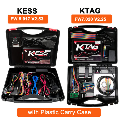 Ksuite Kess V2 FW 5.017 V2.53 KTAG K-TAG 4 LED FW 7.020 V2.25 ECU Programmer Chip Tuning RED PCB EU Online Master Version
