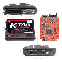 Ksuite Kess V2 FW 5.017 V2.53 KTAG K-TAG 4 LED FW 7.020 V2.25 ECU Programmer Chip Tuning RED PCB EU Online Master Version
